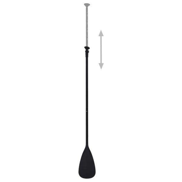 Set daske za veslanje stojeći na napuhavanje crni 300x76x10 cm - Slika 10