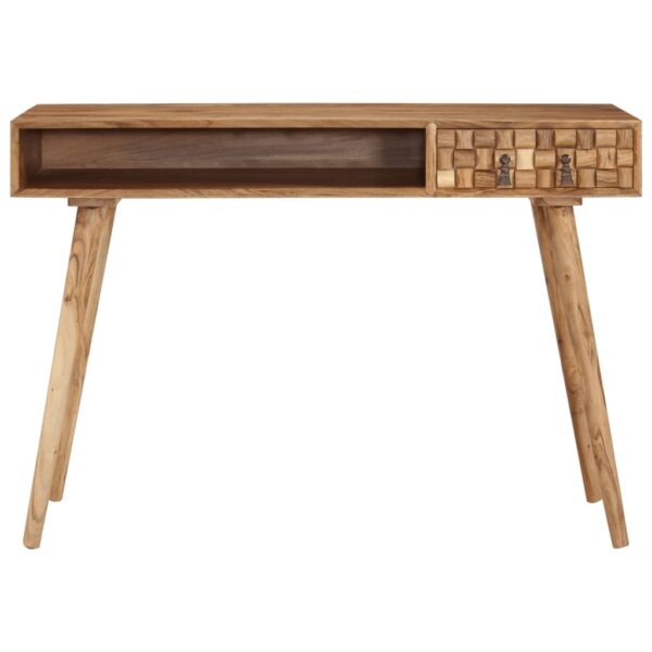 Pisaći stol 110 x 50x 76 cm od masivnog drva bagrema - Slika 2