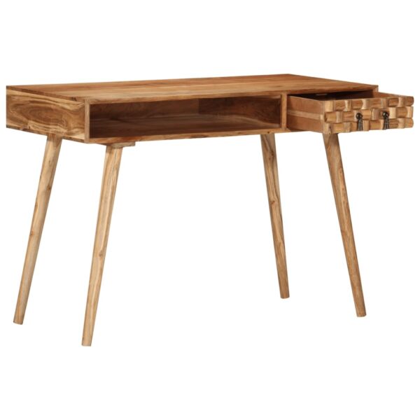 Pisaći stol 110 x 50x 76 cm od masivnog drva bagrema - Slika 4