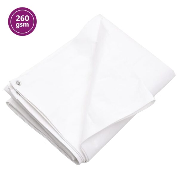 Cerada 260 g/m² 2 x 3 m bijela HDPE