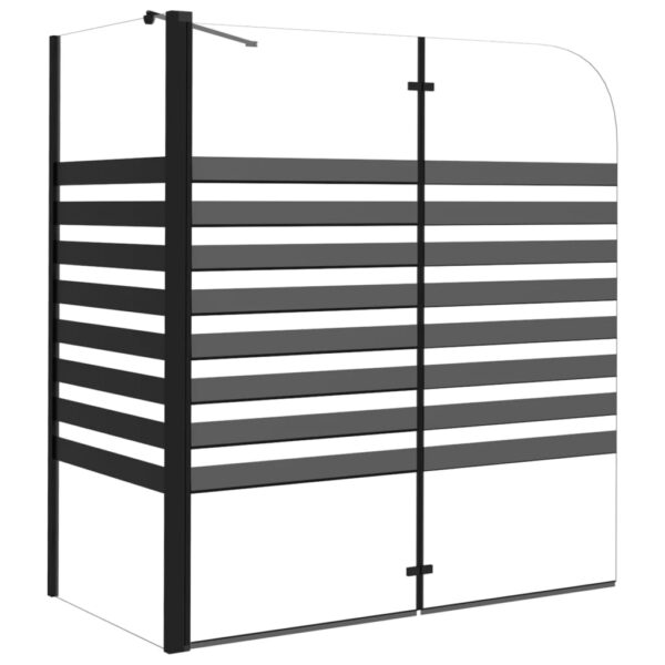 Prugasta tuš-kabina 120 x 68 x 130 cm od kaljenog stakla - Slika 2