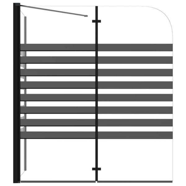 Prugasta tuš-kabina 120 x 68 x 130 cm od kaljenog stakla - Slika 4