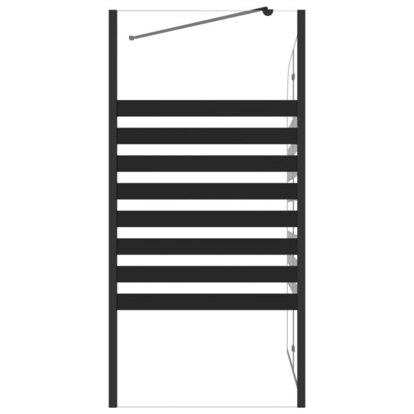 Prugasta tuš-kabina 120 x 68 x 130 cm od kaljenog stakla - Slika 6