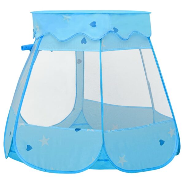 Dječji šator za igru s 250 loptica plavi 102 x 102 x 82 cm - Slika 4