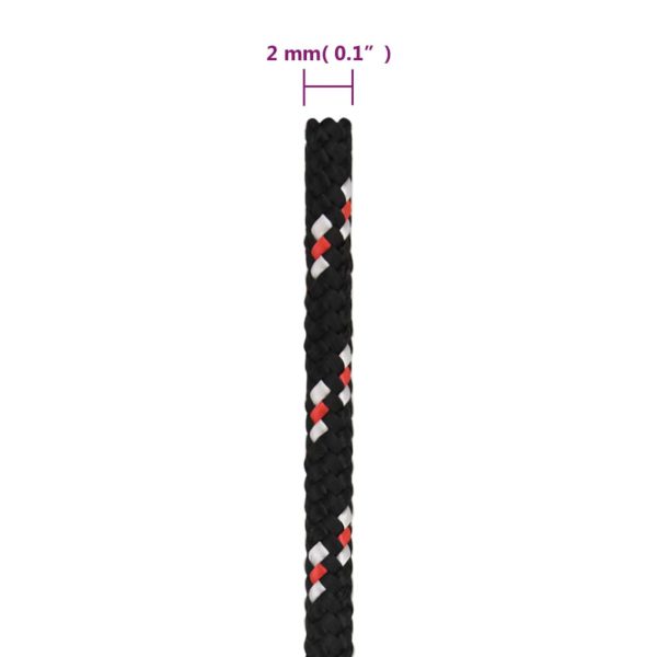 Brodski konop crni 2 mm 25 m od polipropilena - Slika 6