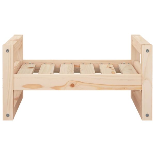 Krevet za pse 55,5 x 45,5 x 28 cm od masivne borovine - Slika 5