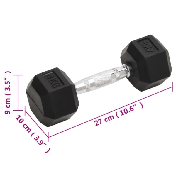 Jednoručni utezi 2 kom 8 kg od lijevanog željeza - Slika 8