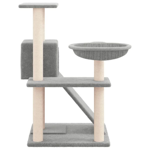 Penjalica za mačke sa stupovima za grebanje svjetlosiva 82 cm - Slika 4