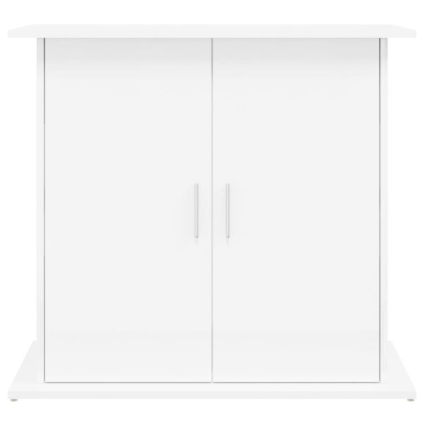 Stalak za akvarij sjajni bijeli 81x36x73 cm konstruirano drvo - Slika 5