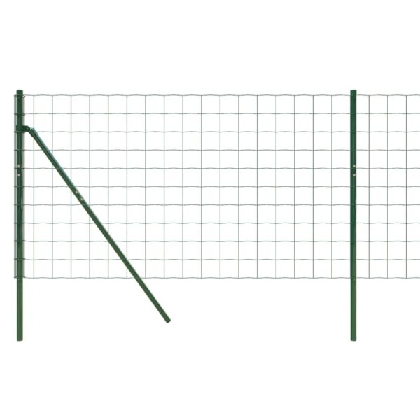 Ograda od žičane mreže zelena 0,8 x 10 m od pocinčanog čelika - Slika 4