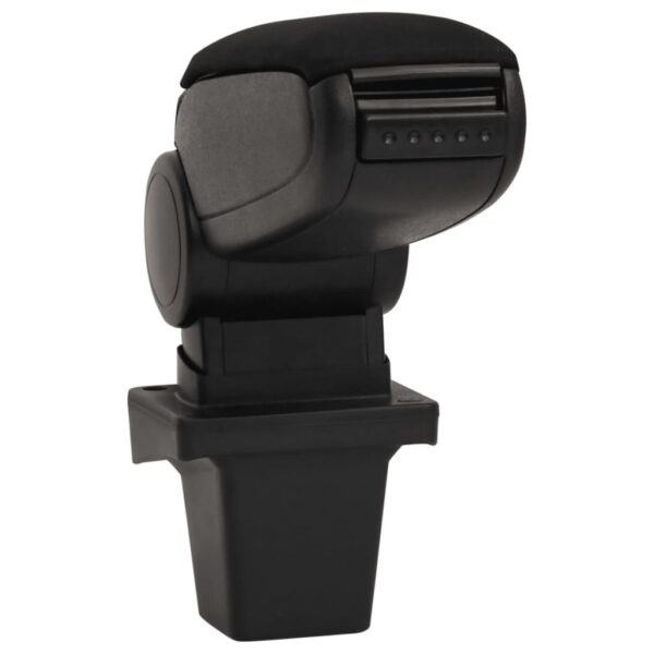 Naslon za ruke za automobil crni 14 x 33 x (32 - 48,5) cm ABS - Slika 2