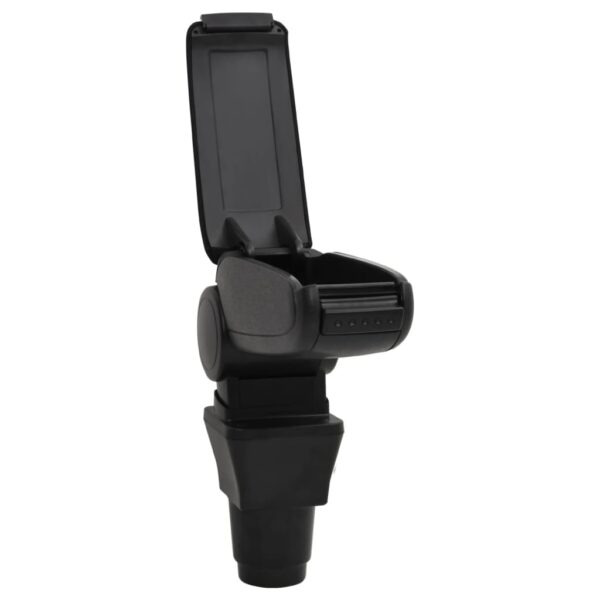 Naslon za ruke za automobil crni 13 x 32,5 x (24 - 51,5) cm ABS - Slika 4