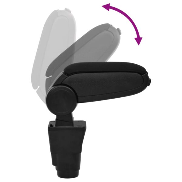 Naslon za ruke za automobil crni 13 x 32,5 x (24 - 51,5) cm ABS - Slika 7
