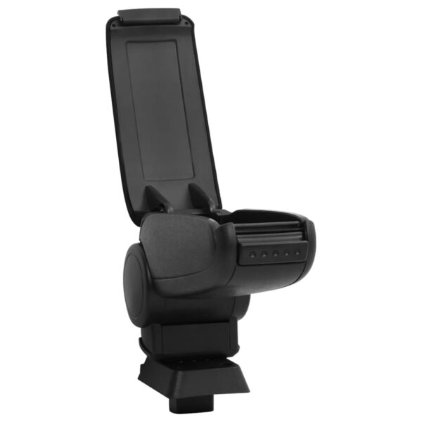 Naslon za ruke za automobil crni 12x33x(24-42) cm ABS - Slika 4