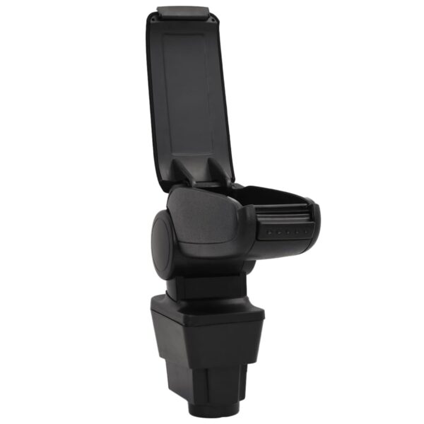 Naslon za ruke za automobil crni 11 x 35 x (32 - 49) cm ABS - Slika 4