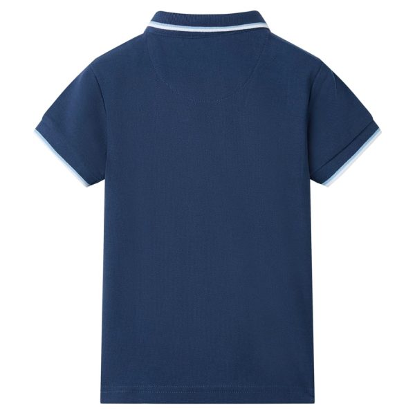Dječja polo majica tamnoplava 92 - Slika 2