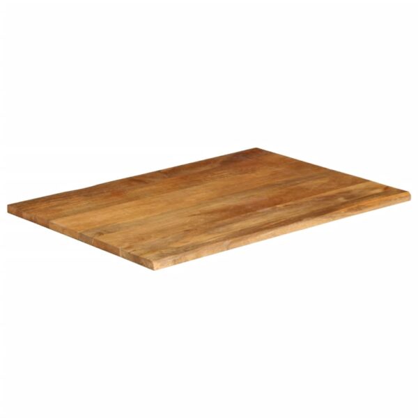 Stolna ploča sa živim rubom 90x80x3,8 cm od masivnog drva manga - Slika 2