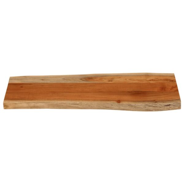 Stolna ploča 100x40x3,8 cm pravokutna od bagrema s živim rubom - Slika 3