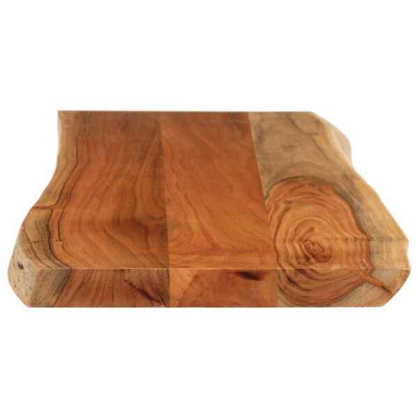 Stolna ploča 100x40x3,8 cm pravokutna od bagrema s živim rubom - Slika 4