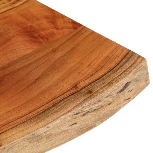 Stolna ploča 100x40x3,8 cm pravokutna od bagrema s živim rubom - Slika 7