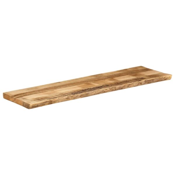 Stolna ploča sa živi rub 160x40x2,5cm masivno grubo drvo manga - Slika 2