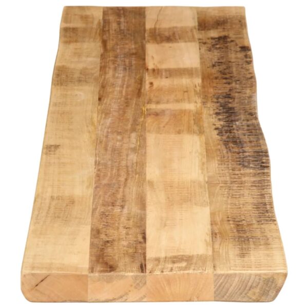 Stolna ploča sa živi rub 160x40x2,5cm masivno grubo drvo manga - Slika 4