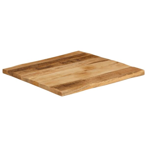 Stolna ploča sa živi rub 80x80x2,5 cm masivno grubo drvo manga - Slika 2