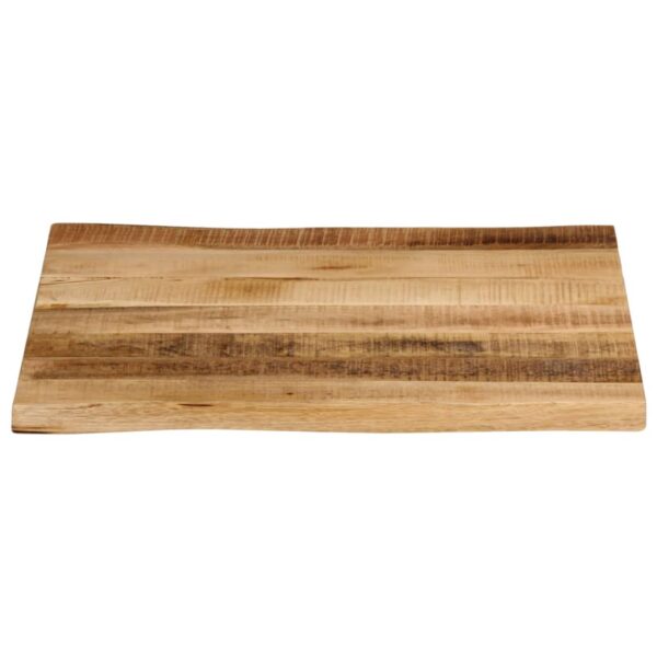 Stolna ploča sa živi rub 80x80x2,5 cm masivno grubo drvo manga - Slika 3