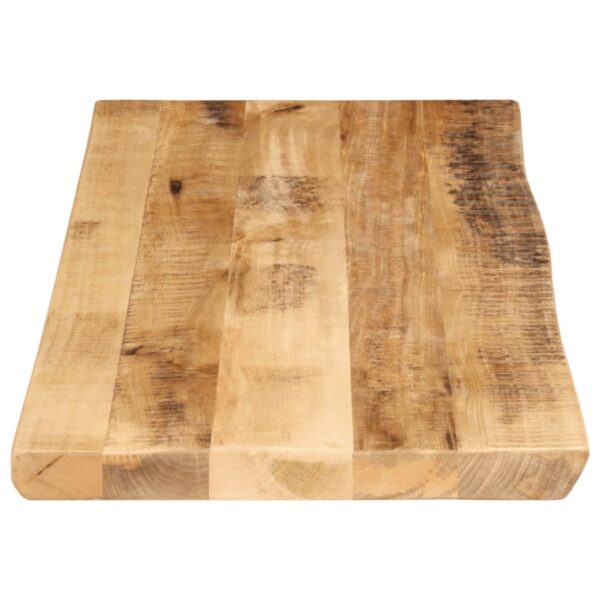 Stolna ploča sa živi rub 100x40x3,8 cm masivno grubo drvo manga - Slika 4