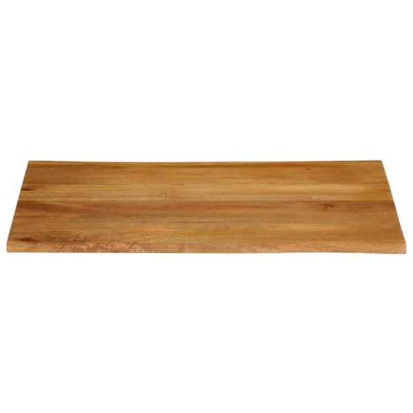 Stolna ploča 90x80x2,5 cm od masivnog drva manga sa živim rubom - Slika 3