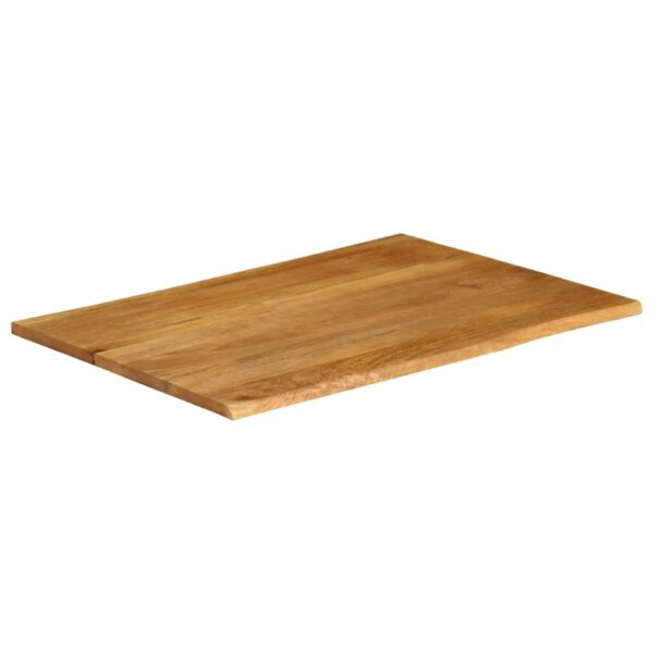 Stolna ploča 110x80x2,5cm od masivnog drva manga sa živim rubom - Slika 2