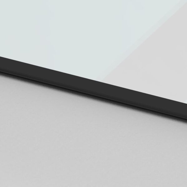 Klizna vrata crna 76x205 cm od kaljenog stakla i aluminija - Slika 6