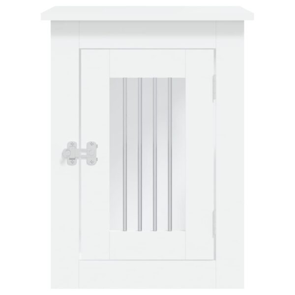 Namještaj s kavezom za pse bijeli 45x62x59 cm konstruirano drvo - Slika 7