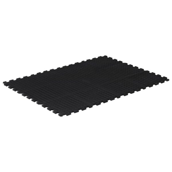 Gumena podna pločica crna 12 mm 90 x 120 cm - Slika 2