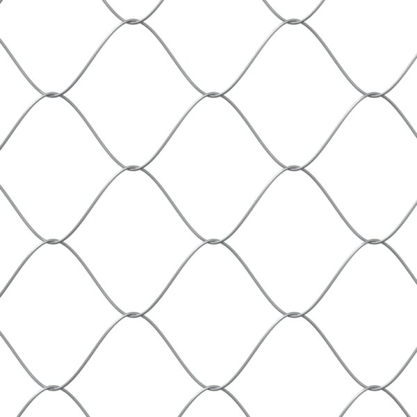Kavez za pse s krovom i vratima sivi 2x2x2 m pocinčani čelik - Slika 7