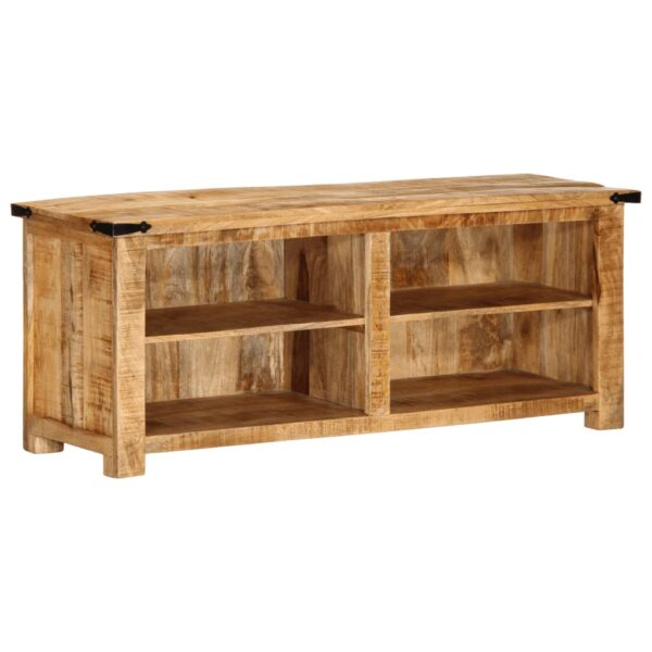 TV ormarić 110 x 35 x 40 cm od masivnog grubog drva manga - Slika 2