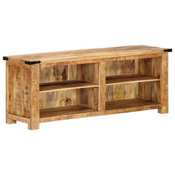 TV ormarić 110 x 35 x 40 cm od masivnog grubog drva manga - Slika 3