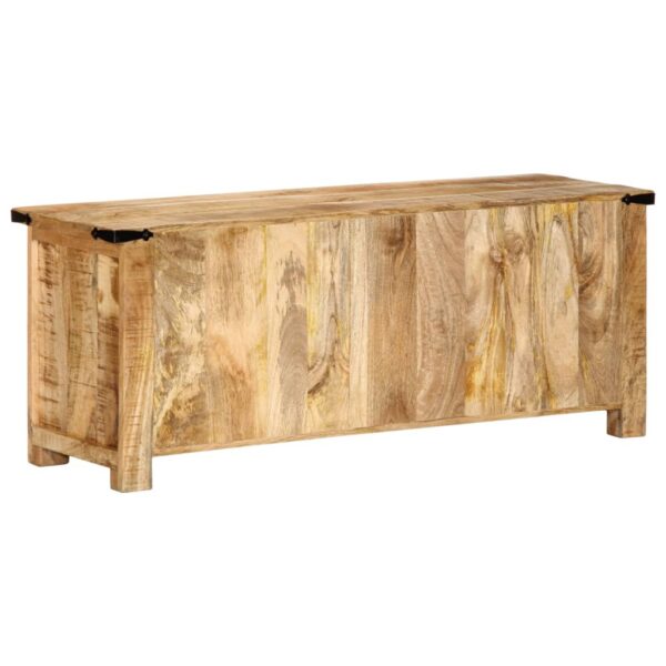 TV ormarić 110 x 35 x 40 cm od masivnog grubog drva manga - Slika 6