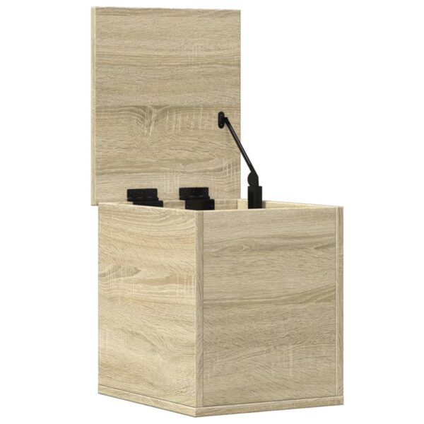 Kutija za pohranu boja hrasta 30x35x35 cm od konstruiranog drva - Slika 7