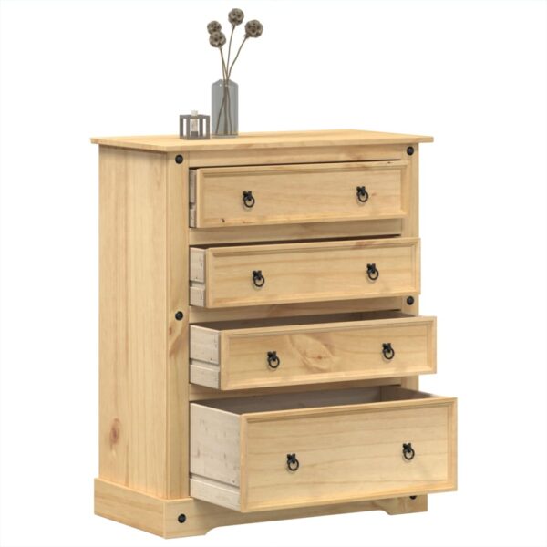 Ladičar Corona 92 x 48 x 120 cm od masivne borovine