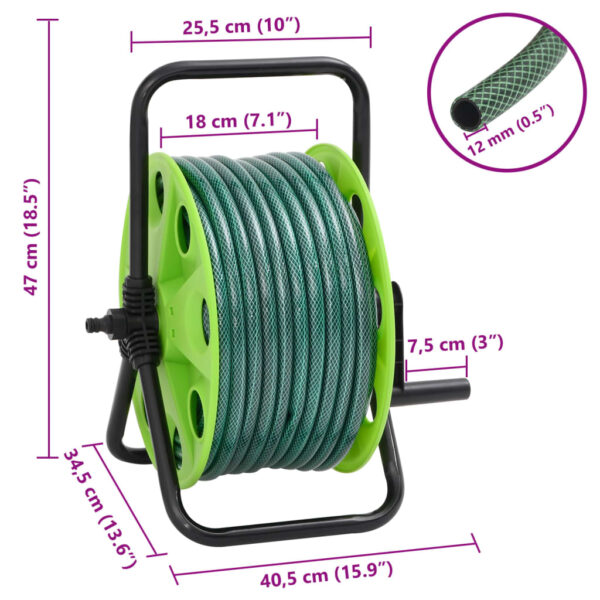 Zeleni kolut sa setom za pričvršćivanje crijeva 0,5 " 20 m PVC - Slika 7