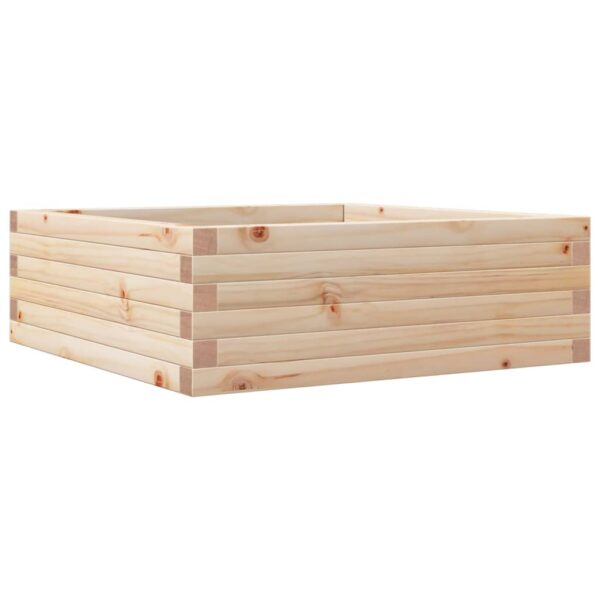 Vrtna sadilica 70x70x23 cm od masivne borovine - Slika 2