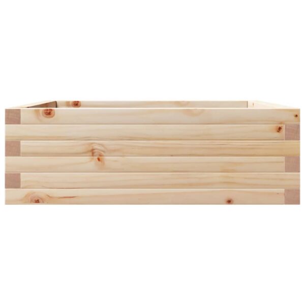 Vrtna sadilica 70x70x23 cm od masivne borovine - Slika 5