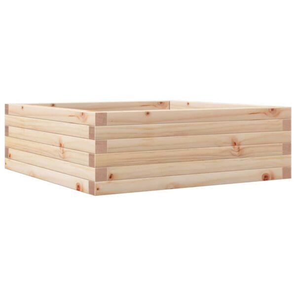 Vrtna sadilica 70x70x23 cm od masivne borovine - Slika 7