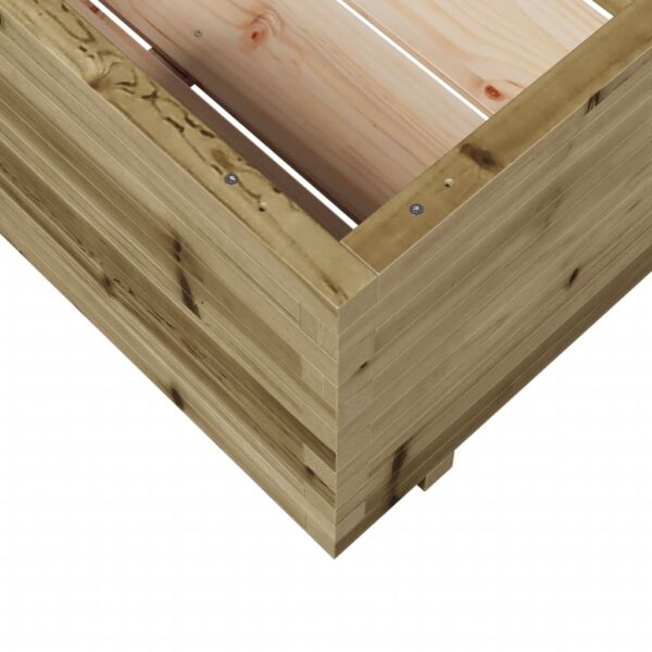 Vrtna sadilica 70x70x49,5 cm od impregnirane borovine - Slika 8