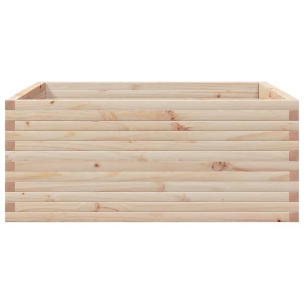 Vrtna sadilica 110x110x46 cm od masivne borovine - Slika 6