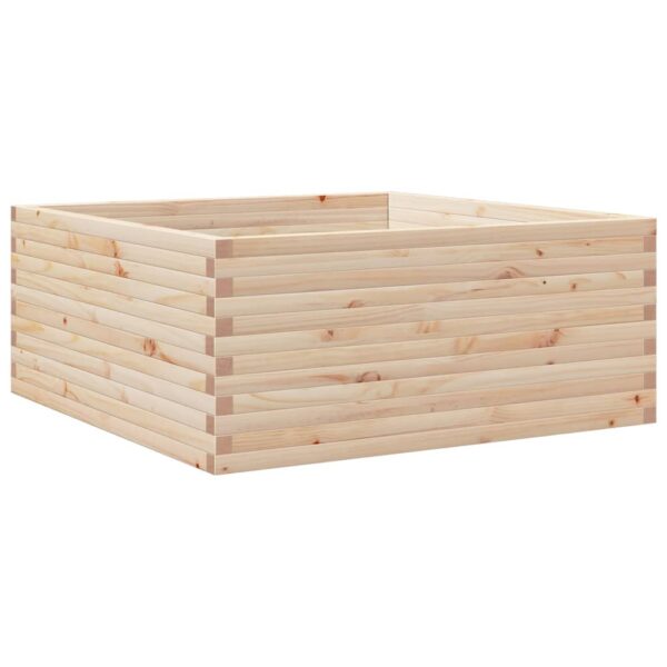 Vrtna sadilica 110x110x46 cm od masivne borovine - Slika 7