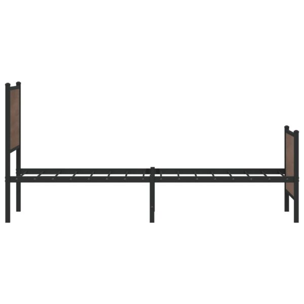 Metalni okvir kreveta s uzglavljem i podnožjem 80 x 200 cm - Slika 6