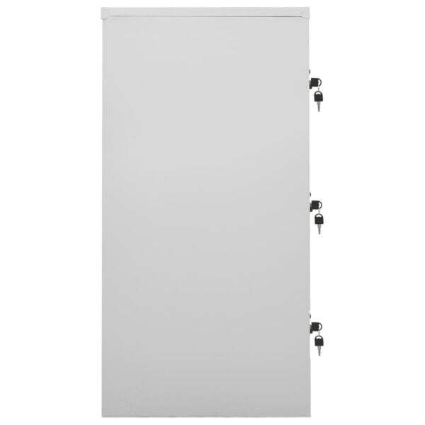 Ormarić s ključem svjetlosivi-zeleni 90 x 45 x 92,5 cm čelični - Slika 3
