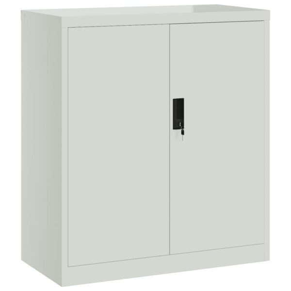 Ormarić za spise svjetlosivi 79 x 40 x 90 cm čelični - Slika 2